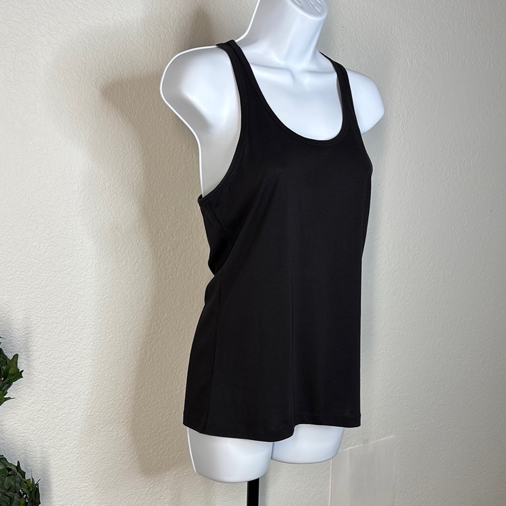Nike Black Fitted Racer Back Tank Top - Picture 3 of 7